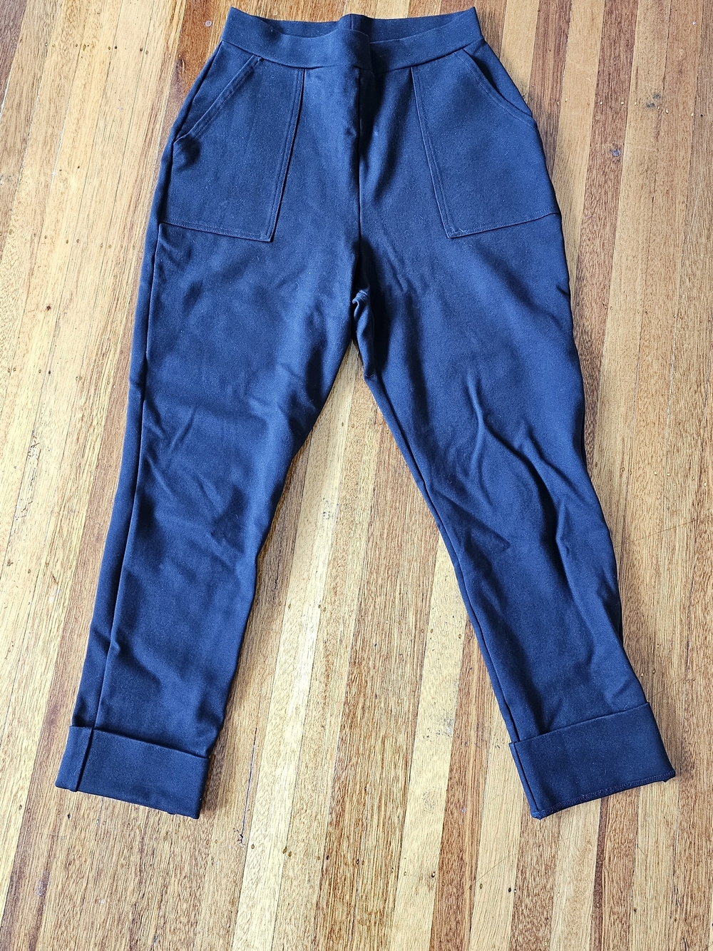 BlackMilk Black Cuffed Pants